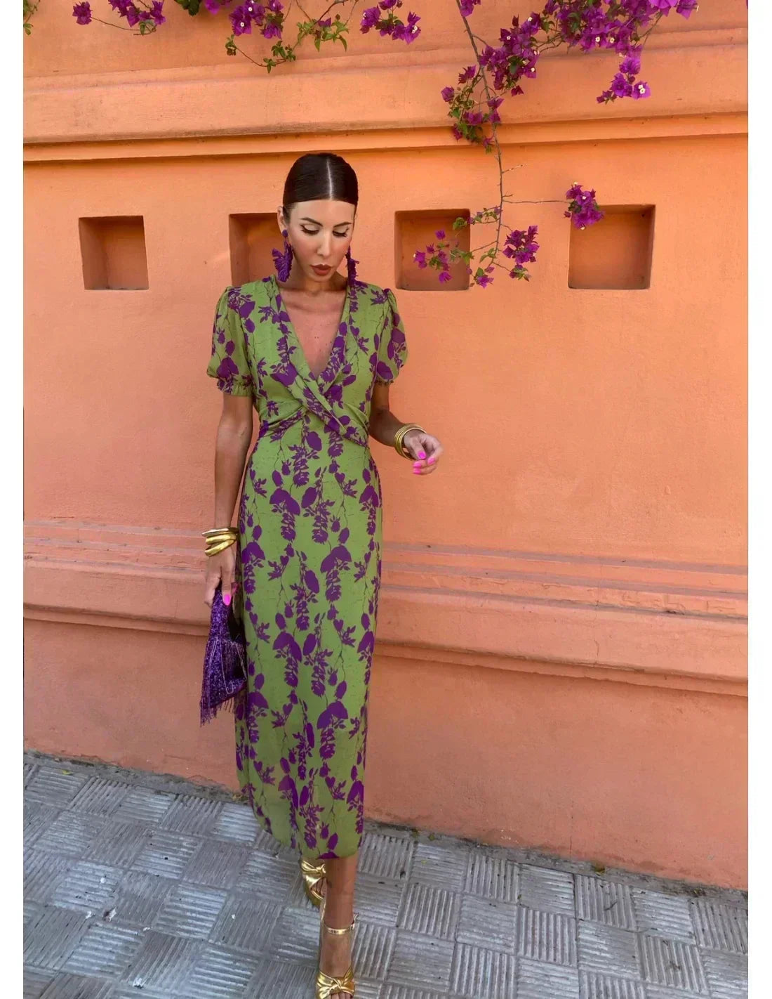 Rhiannon™ | Wunderschönes bedrucktes Damenkleid