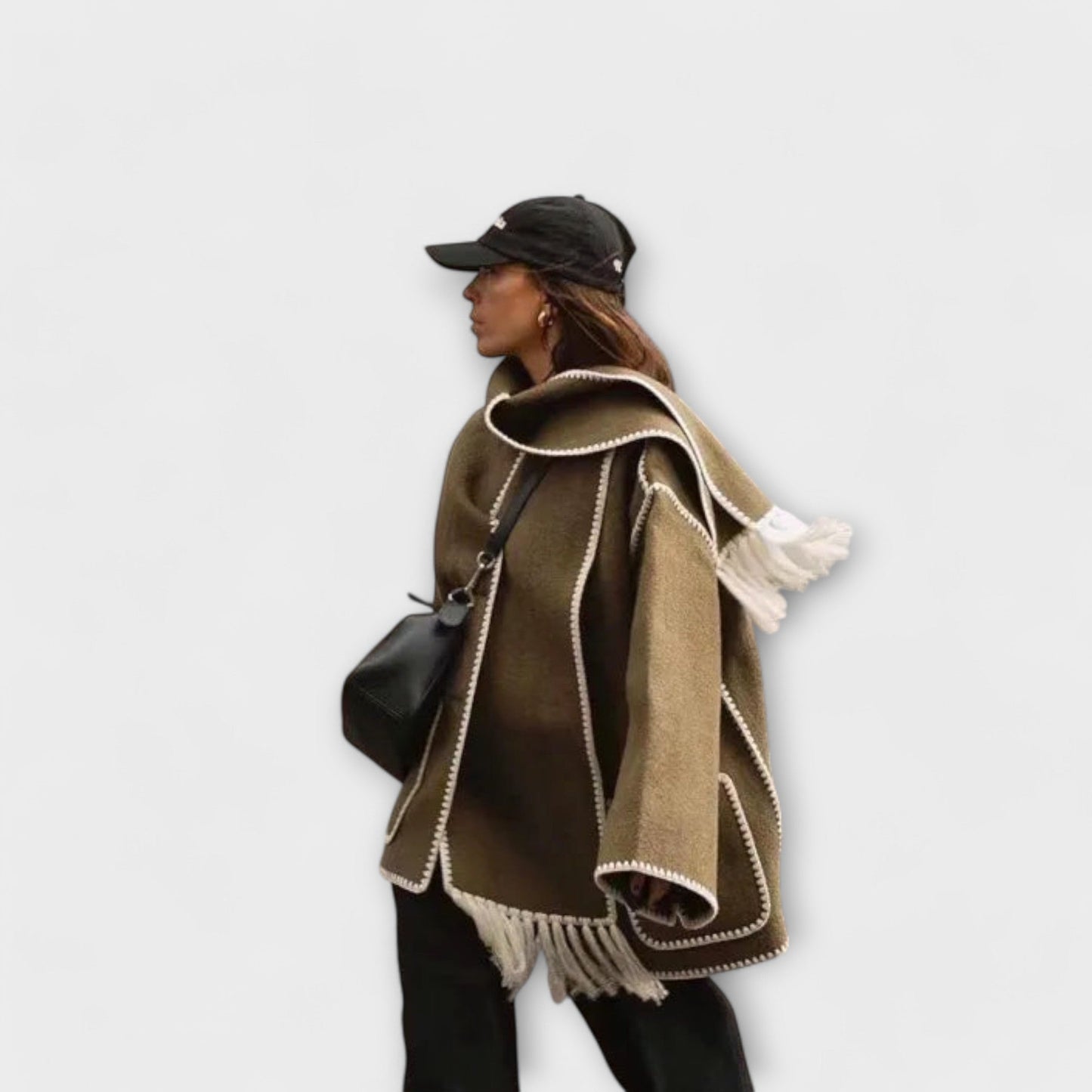 Chanel - Stilvoller Schal-Mantel