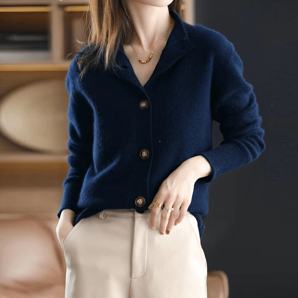 Anny - Luxurious Cashmere Knit Cardigan