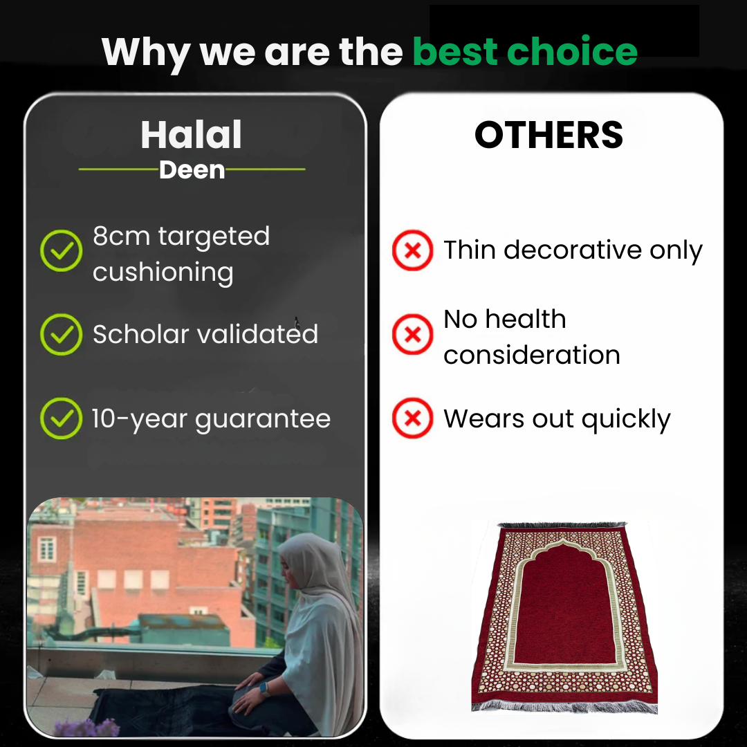 Halal Deen - Orthopedic Prayer Mat