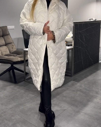 DIASY - Collo Relaxed Baumwollmantel in mittlerer Länge