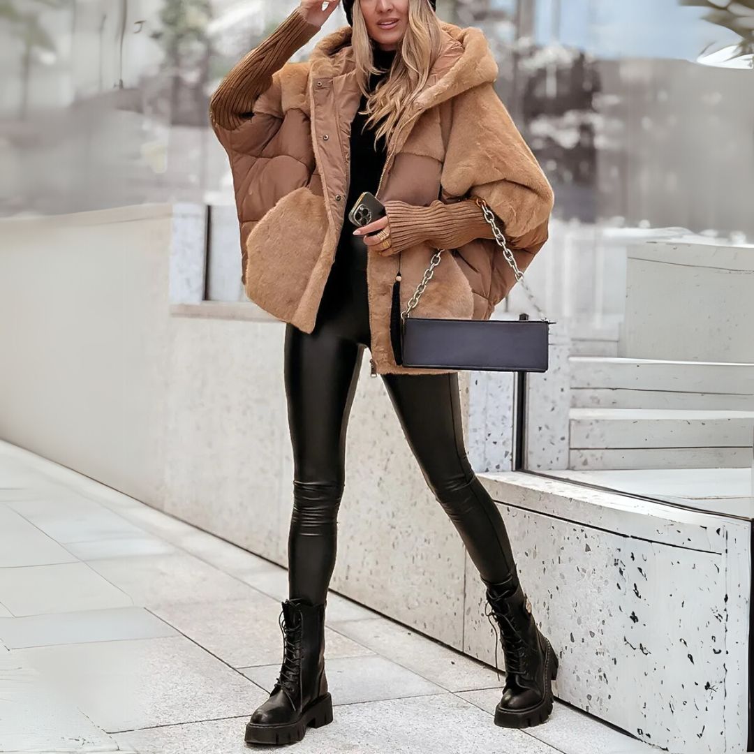 Ava - Pufferjacke mit Teddy-Mix