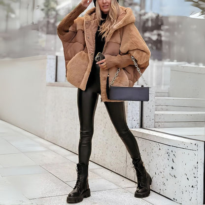 Ava - Pufferjacke mit Teddy-Mix