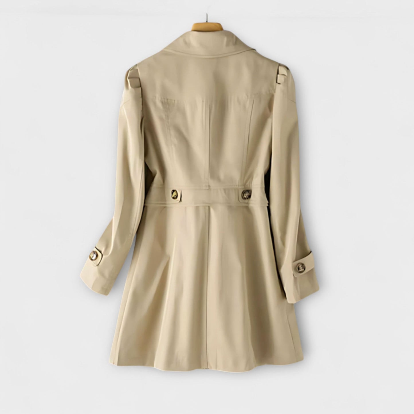 Elara – Zweireihiger Trenchcoat