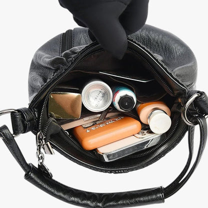 Nora. – Stilvolle Schultertasche mit mehreren Fächern