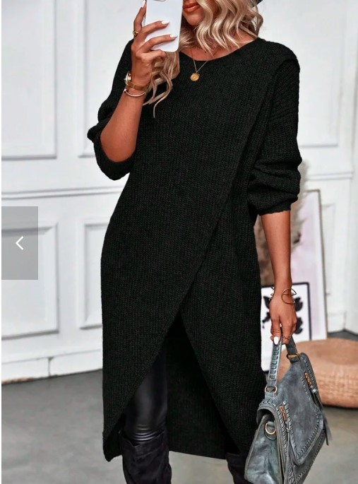 Olivia - Langes Strickkleid