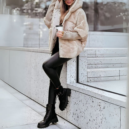 Ava - Pufferjacke mit Teddy-Mix