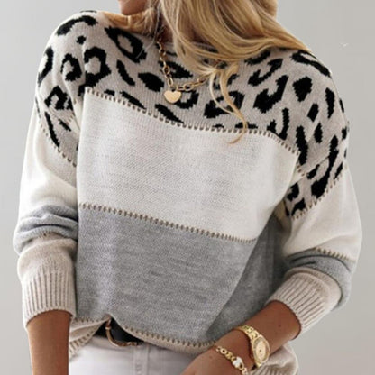 Cheyenne - Sweatshirt mit Leopardenmuster