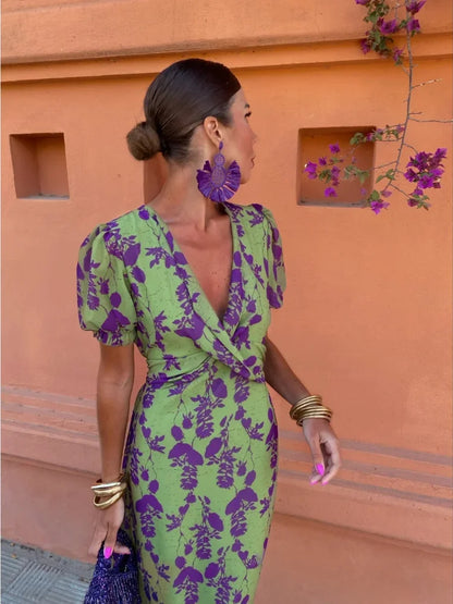 Rhiannon™ | Wunderschönes bedrucktes Damenkleid