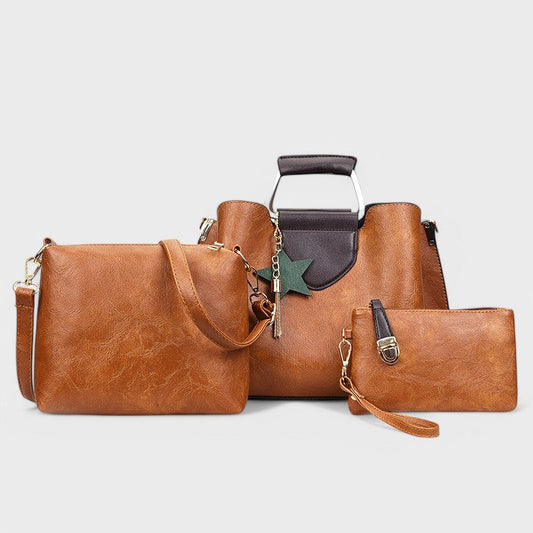 Nora. - 3-teiliges Taschen-Set mit Stern