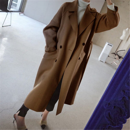 Clara Damen Woll-Trenchcoat