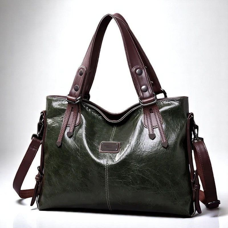 Nora. - Verfeinerte Soft-Leder-Tote-Tasche