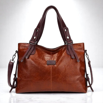 Nora. - Verfeinerte Soft-Leder-Tote-Tasche