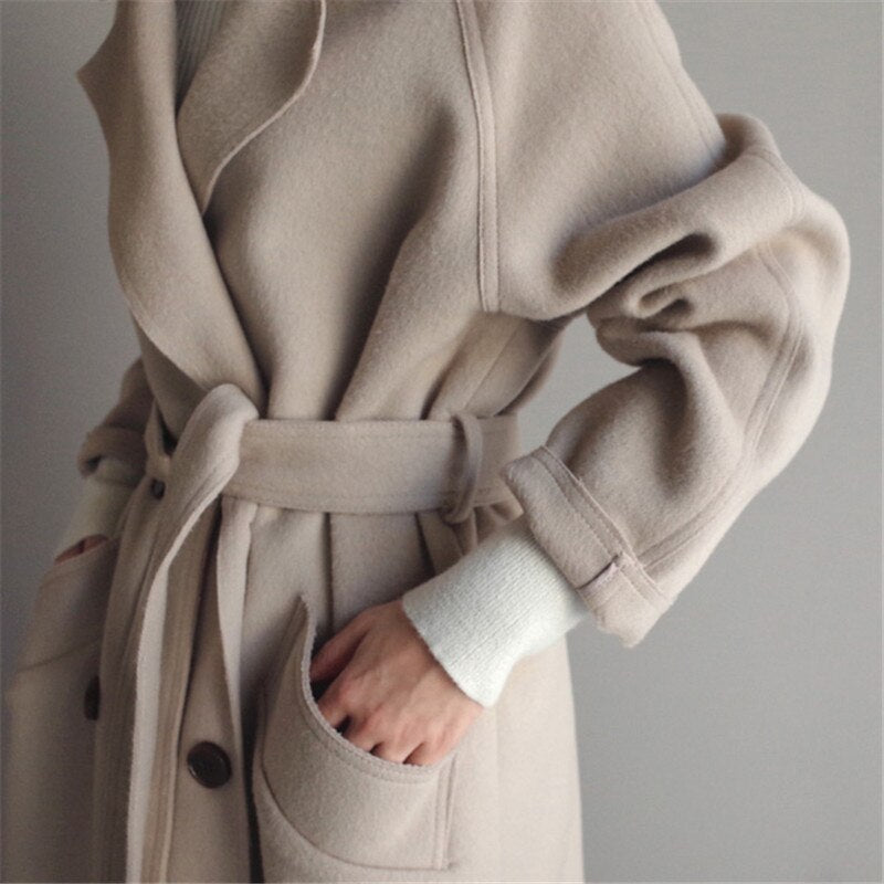 Clara Cappotto Trench aus Wolle