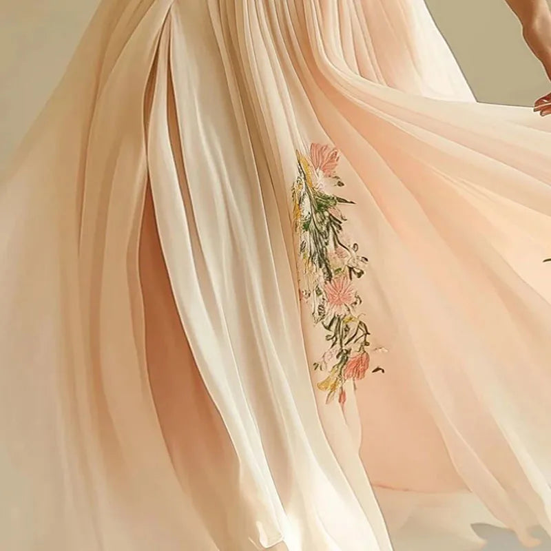 Amelia | Elegante Partykleider mit V-Ausschnitt und hoher Taille