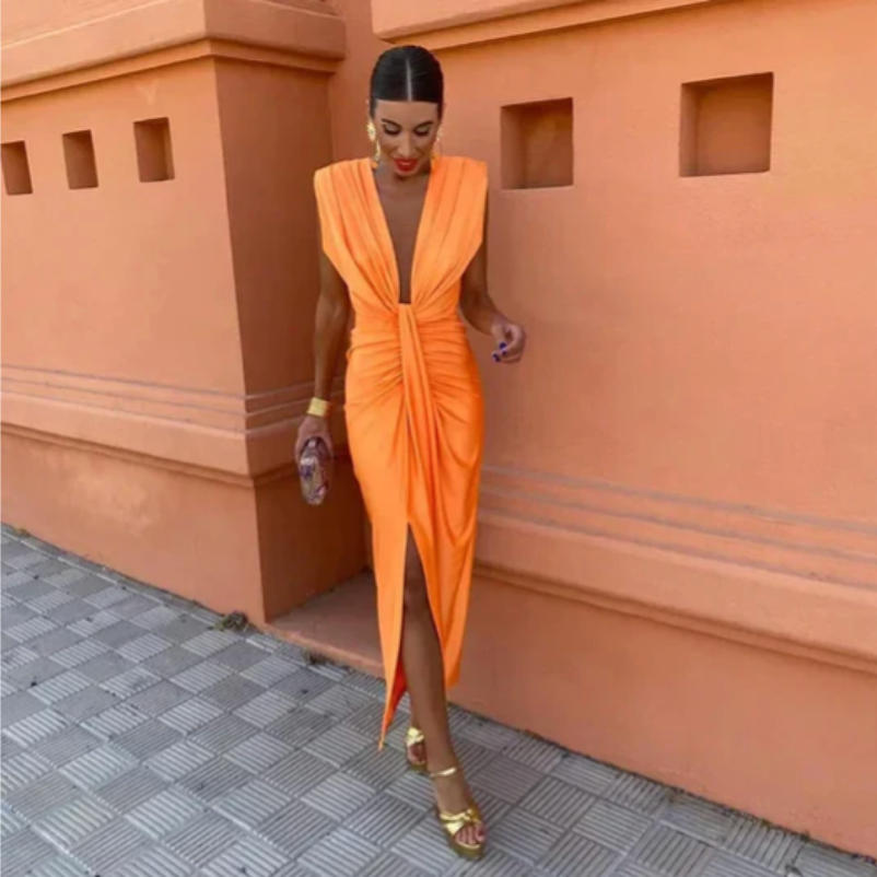 Lily | Elegantes plissiertes Kleid