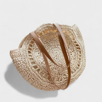 Nora. – Handgewebte Strandtasche