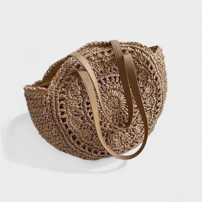 Nora. – Handgewebte Strandtasche