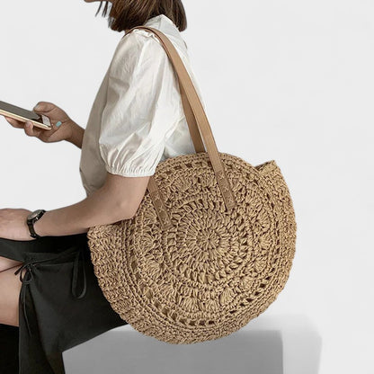 Nora. – Handgewebte Strandtasche