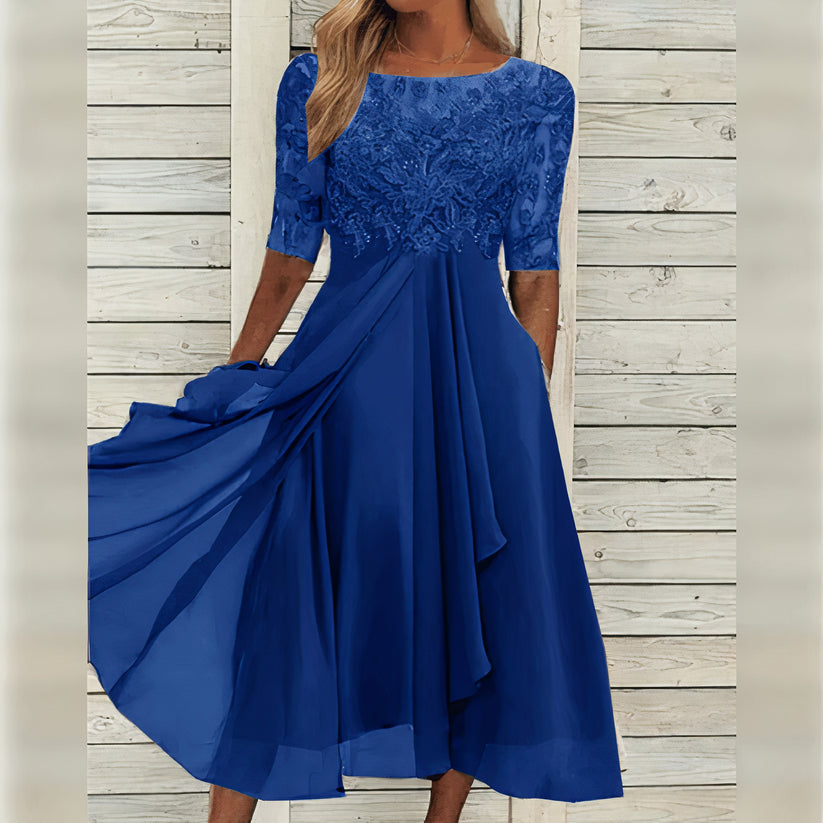 Taryn® | Elegantes Midi-Kleid aus Spitze