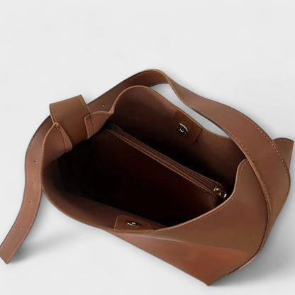 Nora. – Elegante Schultertasche aus Leder