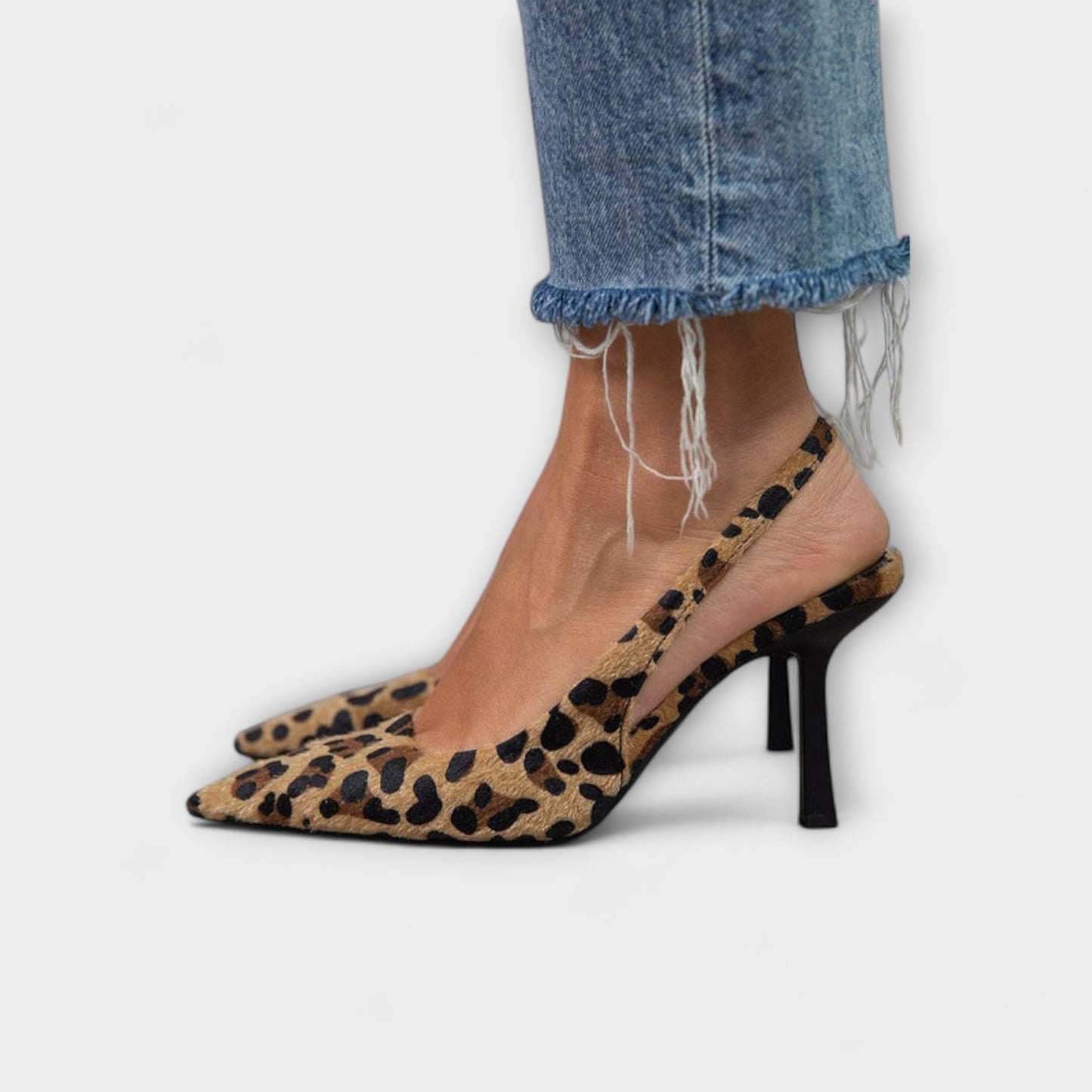 Liorina – Slingback mit Leoparden-Look