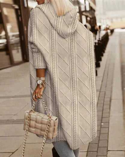 Jelone - Langärmliger Cardigan mit Kapuze